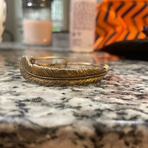 Alex and any feather gold bangle